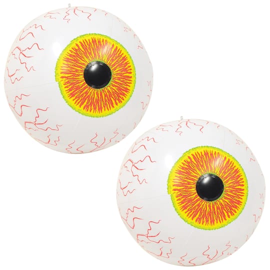 Beistle 16" Inflatable Eyeballs, 2ct. | Michaels®